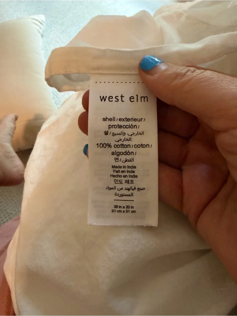 West Elm Queen Duvet Cover with King Pillow Shams